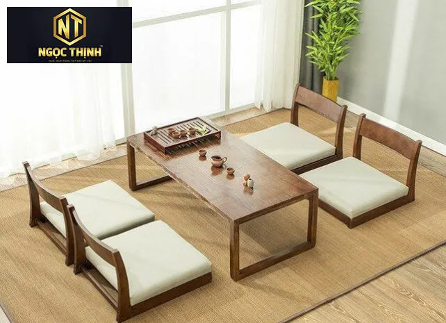 BÀN TRÀ GỖI SỒI GIÁ RẺ LONG THÀNH